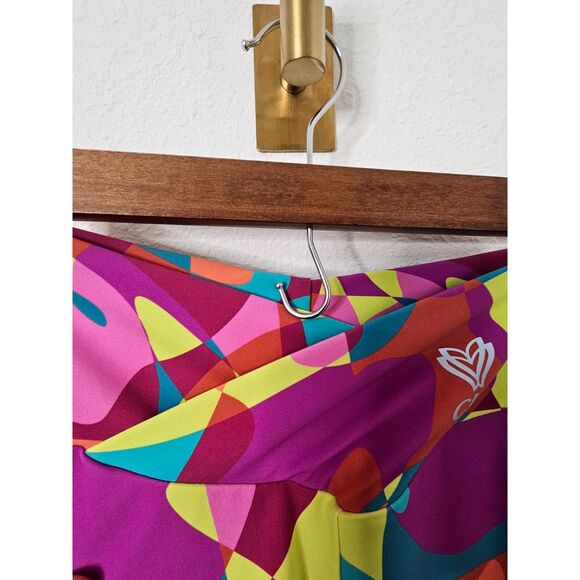 CLS Sportswear V Cut Waist Shape Colorful Pebbles Leggings Medium - Picture 5 of 8